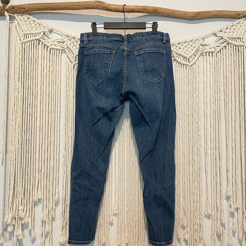 JCP Skinny Ankle High-Stretch Denim Jeans Sz 31/12 - Picture 2 of 8